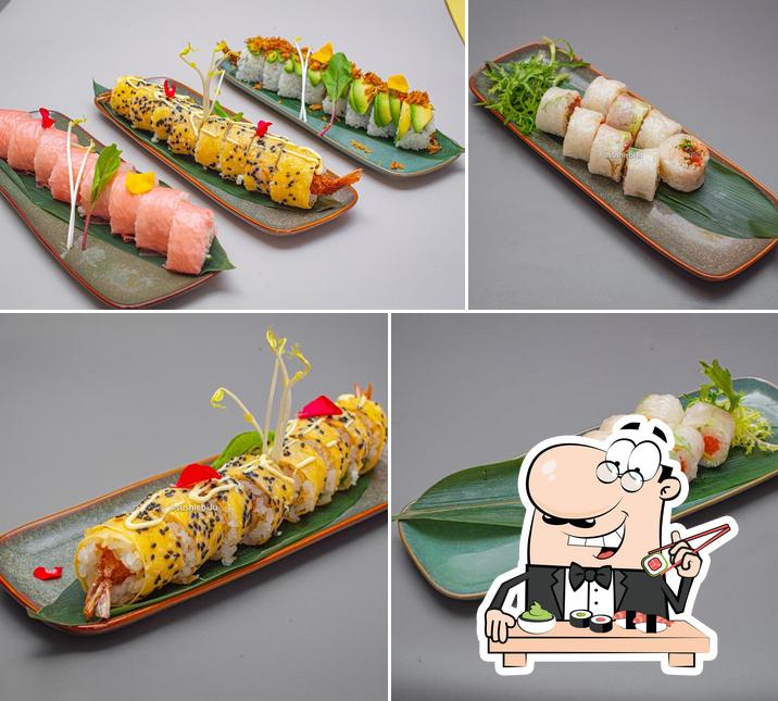 Essayez de nombreuses options de sushi