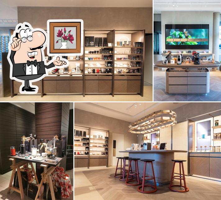 Dai un'occhiata agli interni di Nespresso Boutique