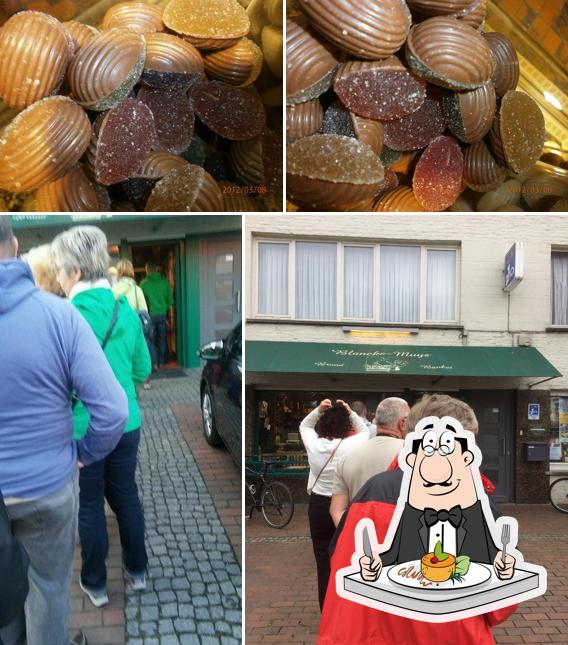 Parmi les diverses choses de la nourriture et la extérieur, une personne peut trouver sur Bakkerij Blancke-Muys