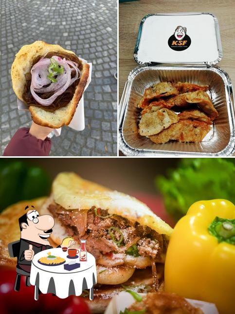 Prenditi un hamburger a KSF (Korea Street Food)