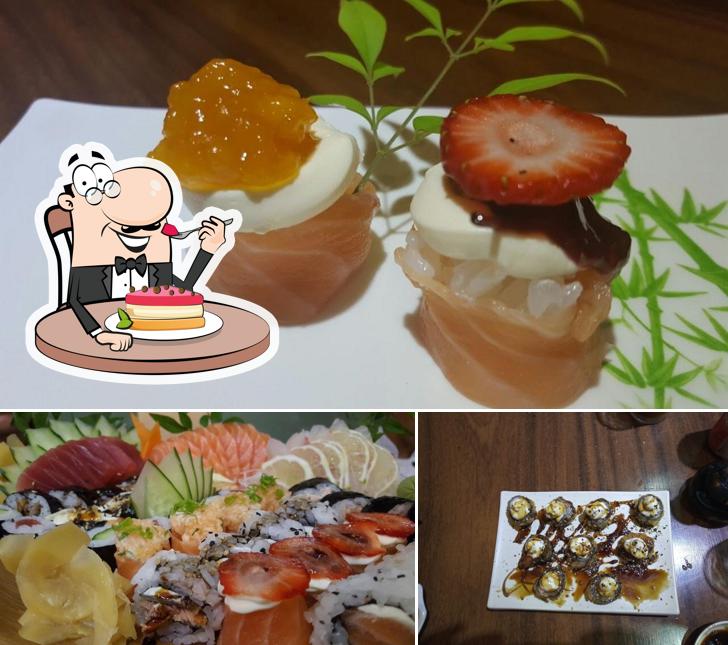 Kawaii Sushi Lounge oferece uma escolha de pratos doces