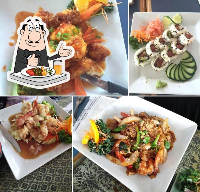 Food at Thai Riverside Thai And Sushi Bar