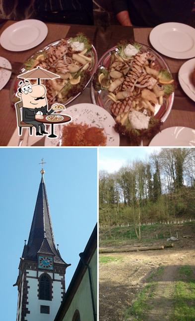 La photo de la extérieur et table à manger de Zur Krone’s