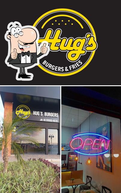 Look at this picture of Hug's Burgers and Fries