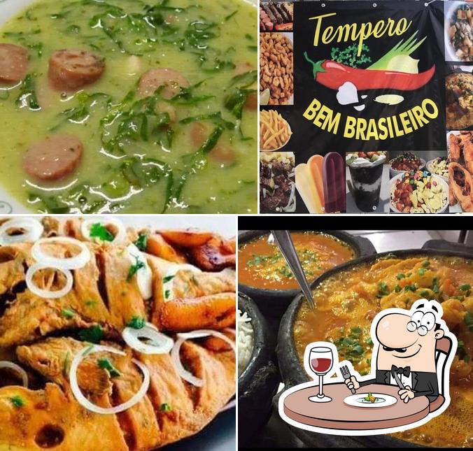 Еда в "Tempero bem brasileiro"