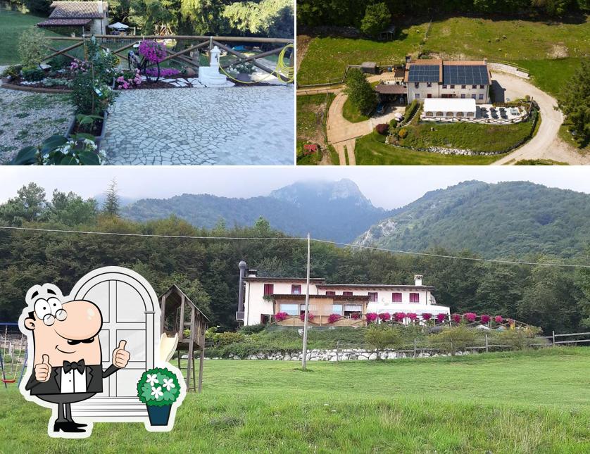 Gli esterni costituiscono una caratteristica importante di Agriturismo La Baita