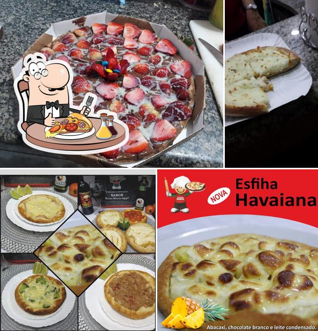 Experimente pizza no Pizzaria & Esfiharia Sabor