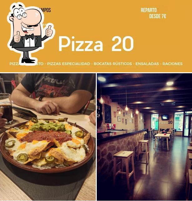 See this picture of Pizza 20