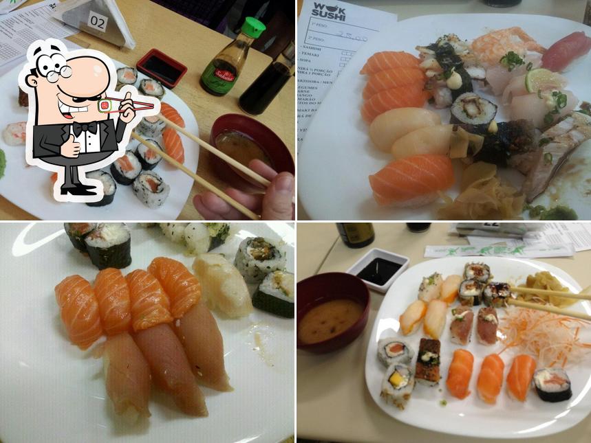 Experimente diferentes opções de sushi