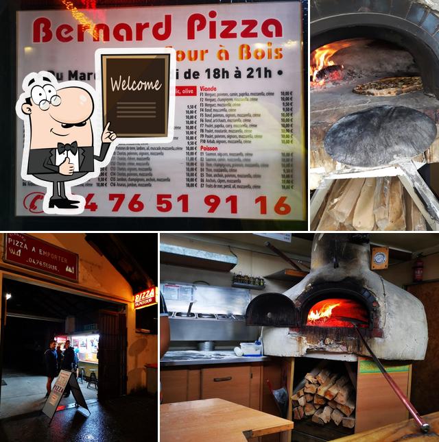 Regarder cette photo de Bernard Pizza Grenoble - Au feu de bois