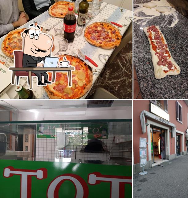 Pizzeria Da Zio Totò si caratterizza per la interni e cibo