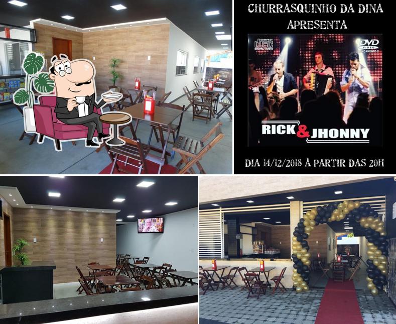 Veja imagens do interior do Churrasquinho da Dina