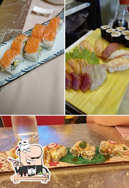 Prova le diverse opzioni di sushi