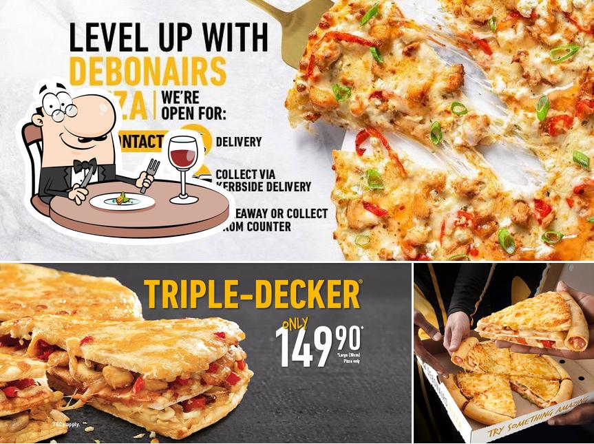 Food at Debonairs Pizza