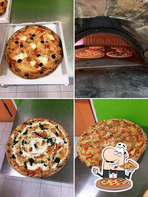 A Pizzeria Il Grano, puoi ordinare una bella pizza