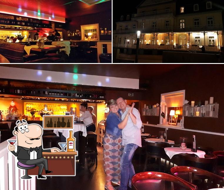This is the image showing bar counter and exterior at Nachtsegler
