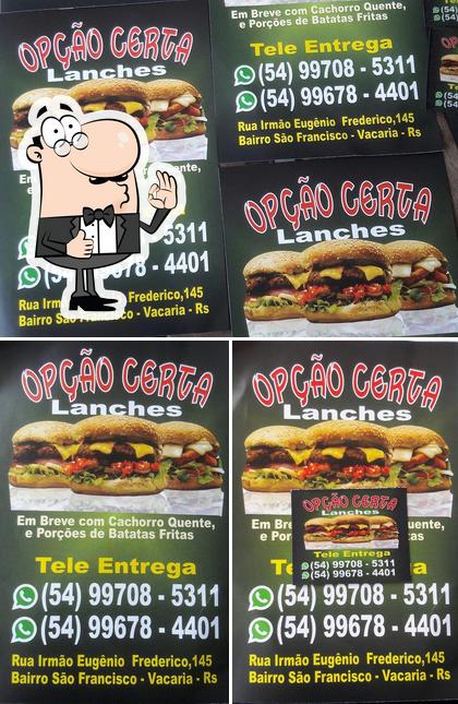 Opçāo Certa Lanches photo