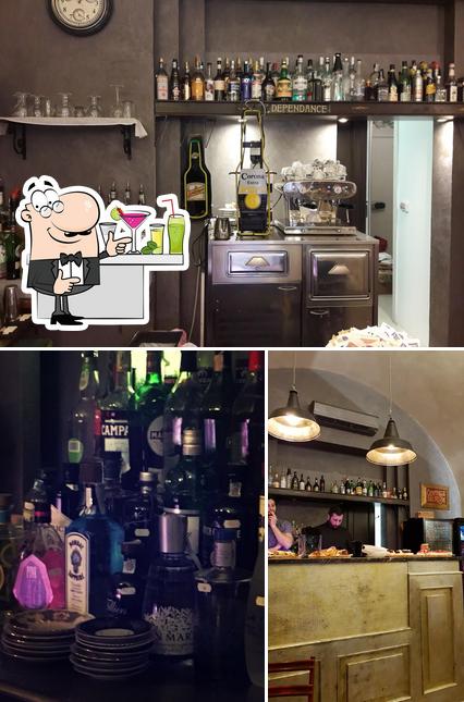 Vérifiez l’image affichant la comptoir de bar et de l'alcool concernant Dependance Parma