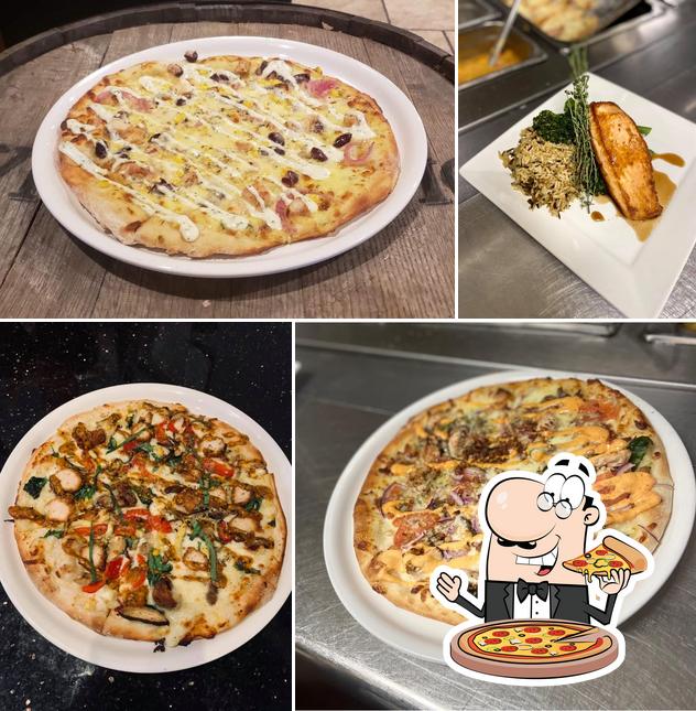 Pick pizza at Luk's Bar and Grill