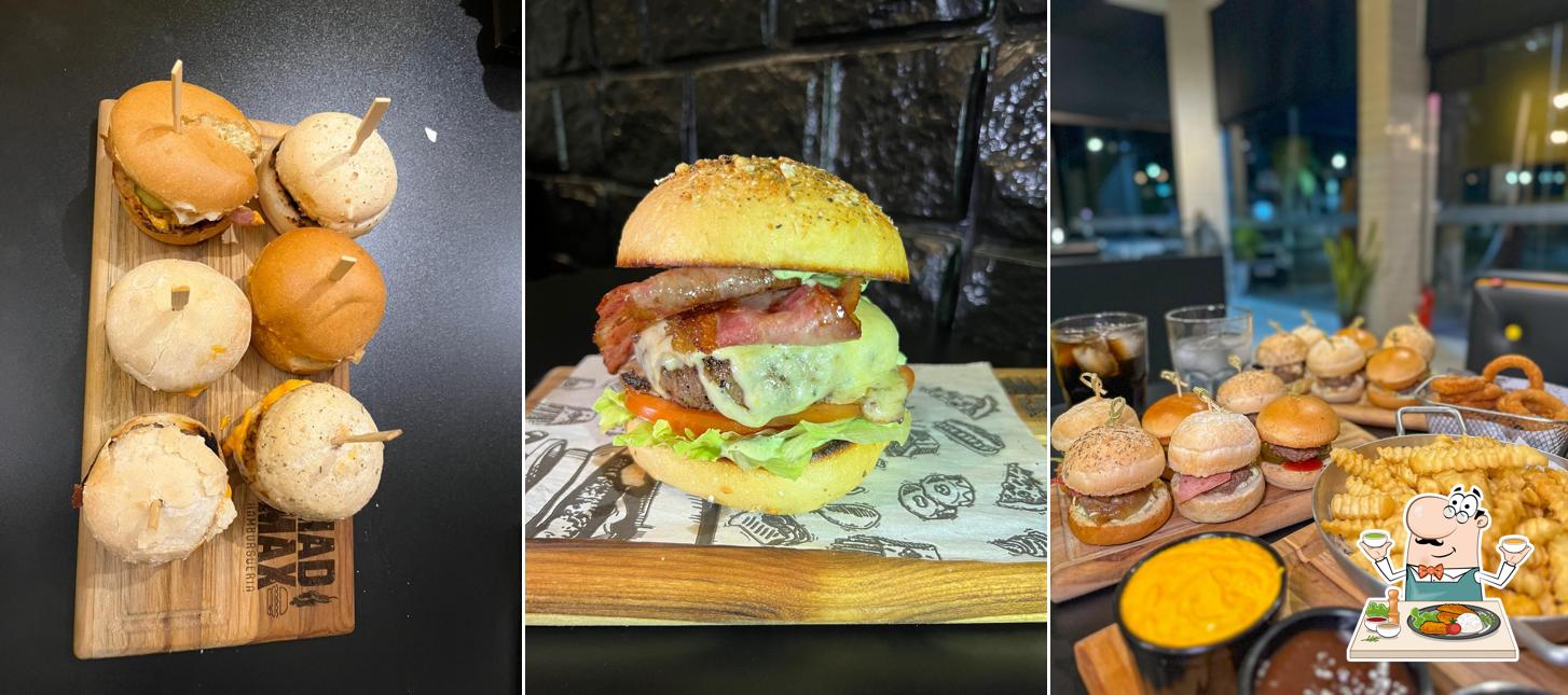 Comida em Mad Max Hamburgueria