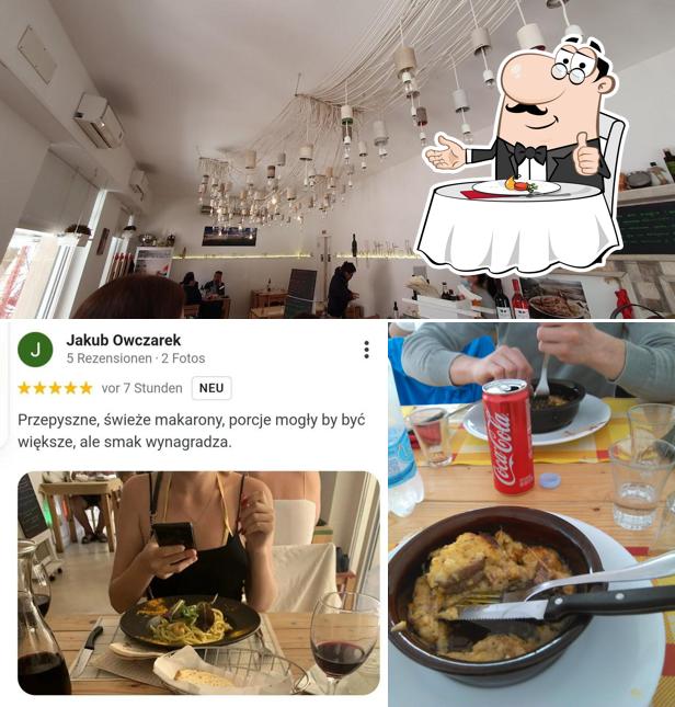 La foto della tavolo da pranzo e interni di Spaghetti d'Italia