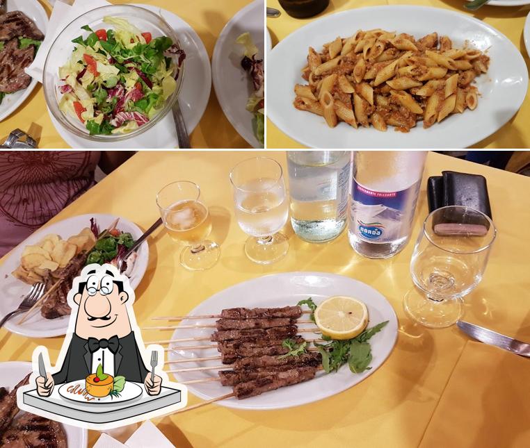 Platti al Trattoria A Casa Mia