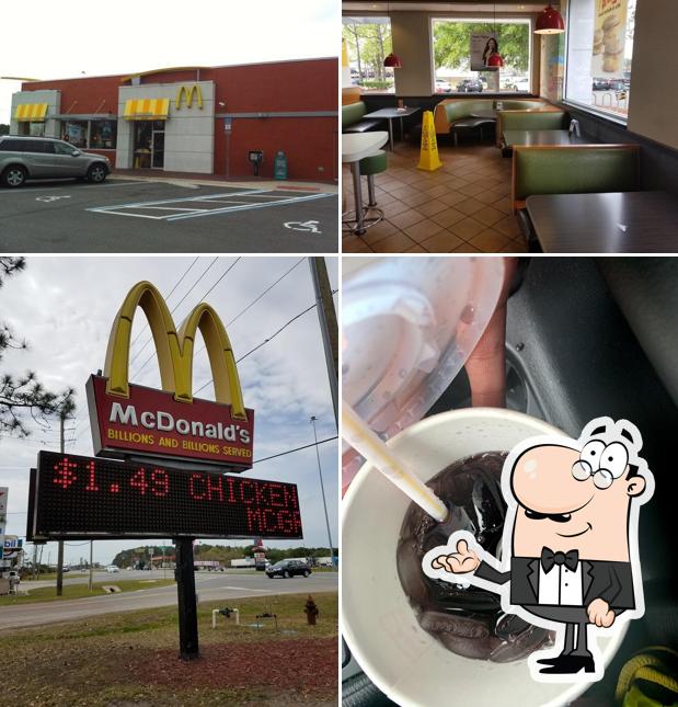 The interior of McDonald's