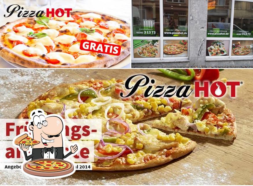 Choisissez des pizzas à Pizza Hot