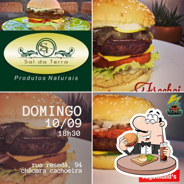 Hambúrguer em VegVéLo Campo Grande MS