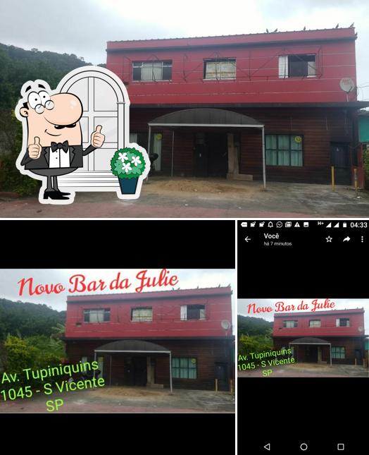 O exterior do Bar da Julie Club