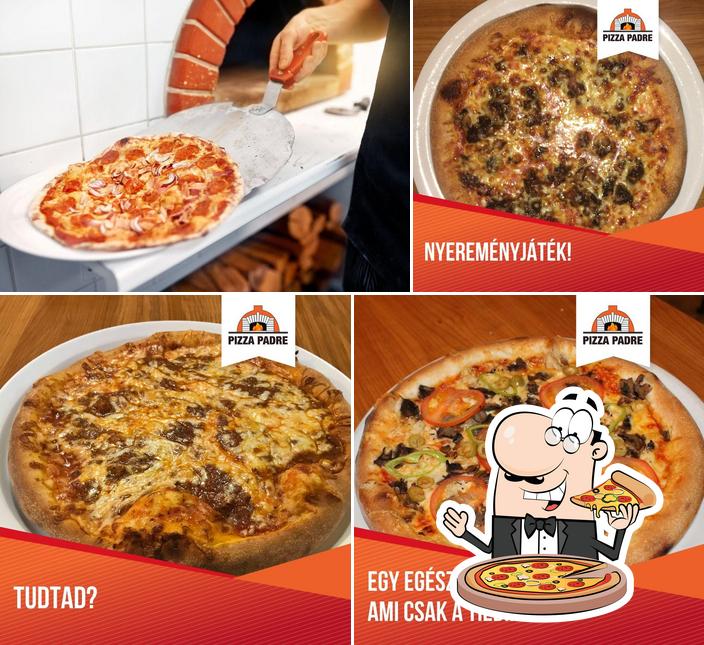 Elige una pizza en Pizzéria Pizza Padre