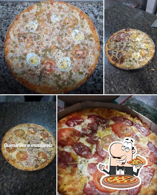 Experimente pizza no Pizzaria Sandilaine