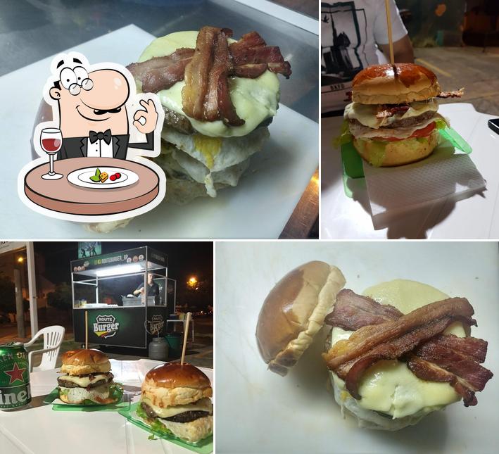 Comida em Route Burger