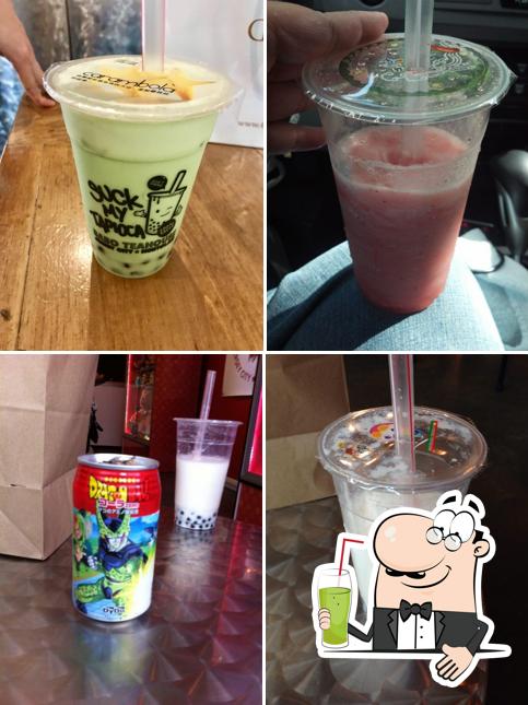 Check out different beverages provided by Babo Teahouse