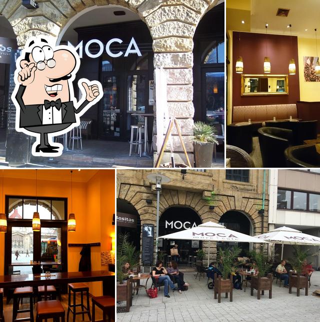 L'intérieur de Moca Café&Rösterei