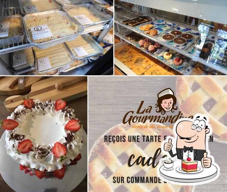 Boulangerie La Gourmandine sert un nombre de plats sucrés