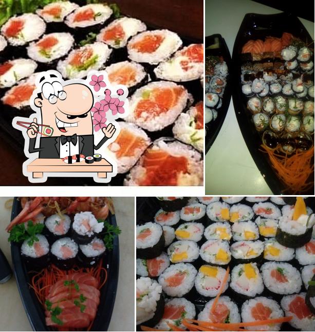 Experimente diversas opções de sushi