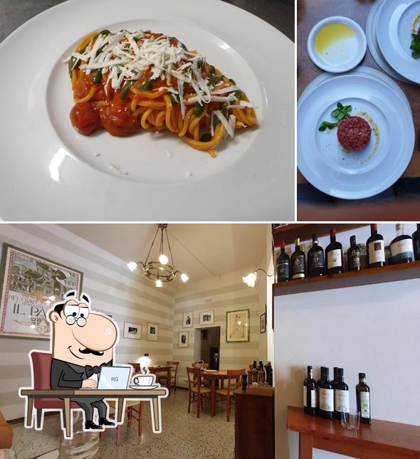 Gli interni di Osteria Quattro Venti