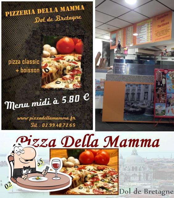 Nourriture à Pizzeria Della Mamma