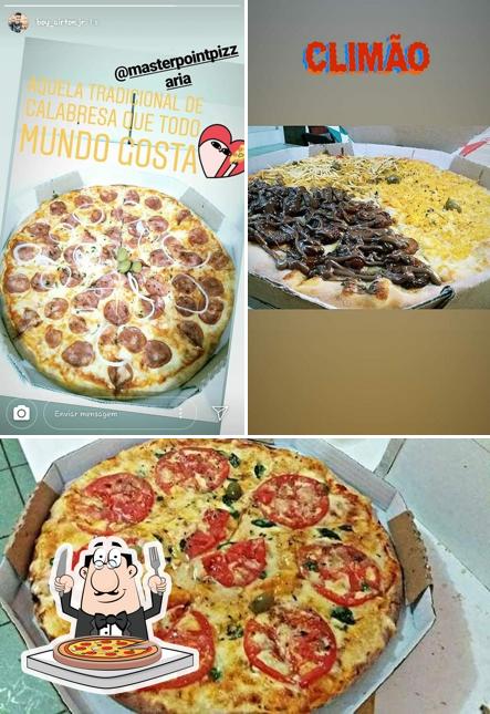 Peça pizza no Master Point Pizzaria