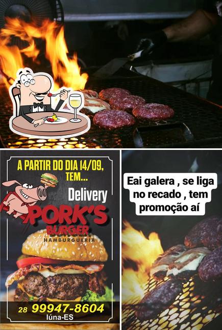 Comida em Porks Burger Ibatiba