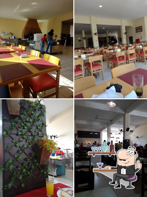 O interior do Restaurante Pé da Serra