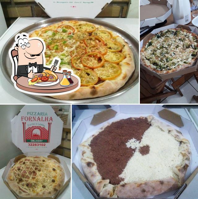 No Pizzaria Fornalha, você pode degustar pizza