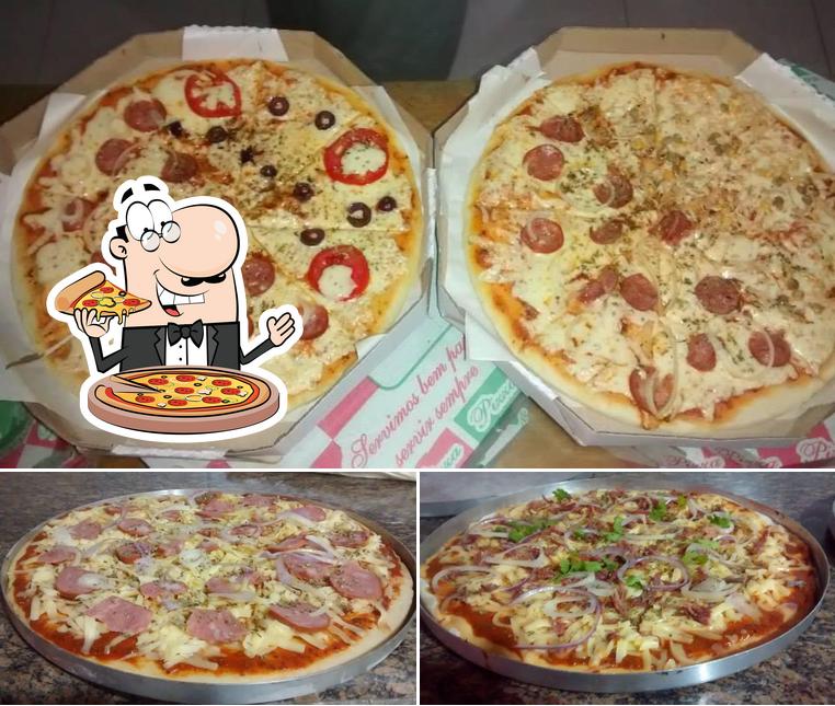 Consiga diversos variedades de pizza