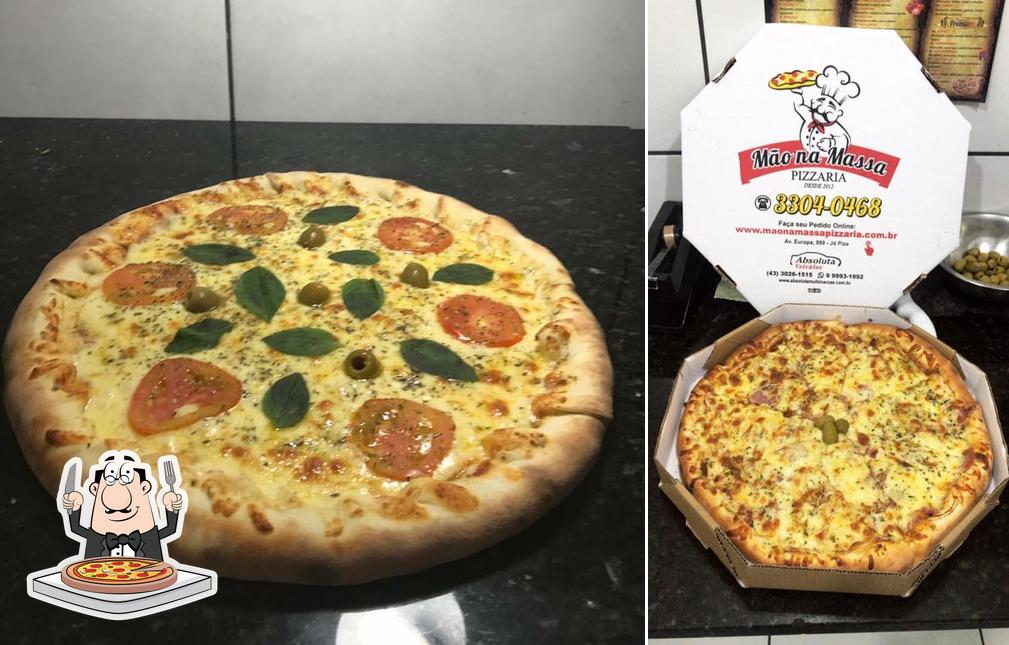 Experimente pizza no Mão Na Massa