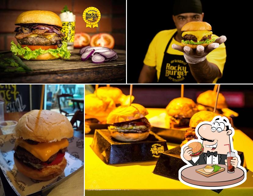 Consiga um hambúrguer no Rocky Burger Artesanal