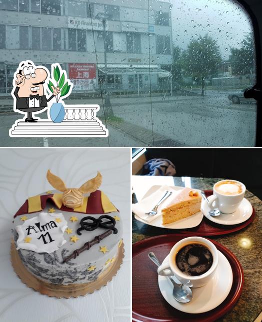 Gli esterni di Qubik caffe, Petra Grah s.p