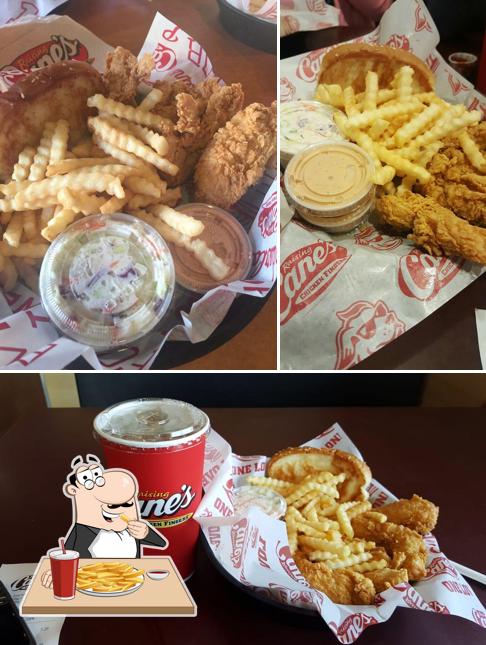 Taste French-fried potatoes at Raising Cane's Chicken Fingers