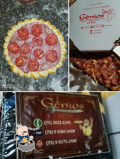 Comida em Gênios Das Pizzas