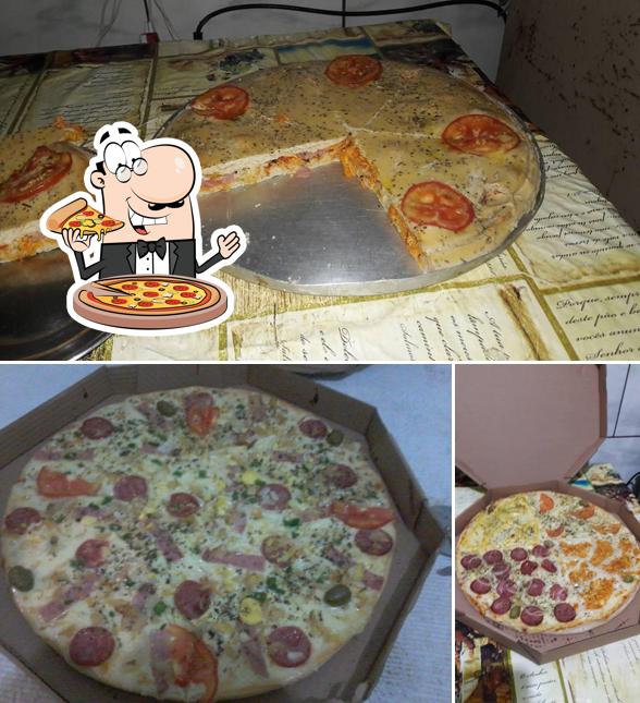 Experimente pizza no Pizzaria M.S